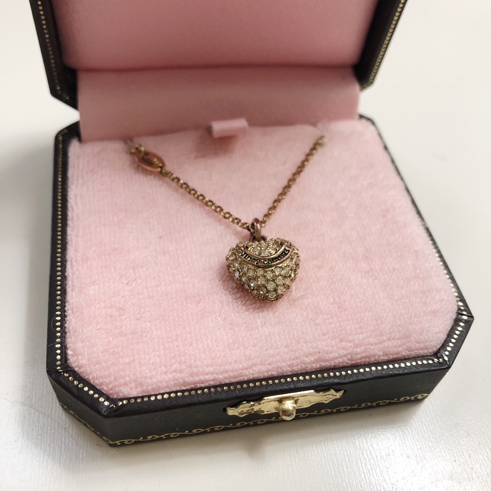Juicy Couture Puff Heart Necklace